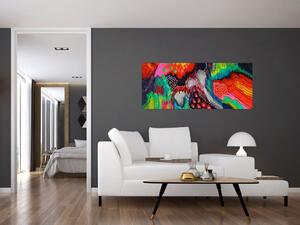Absztrakt kép - színek (120x50 cm)