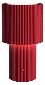 Asztali lámpa Herstal, Iluma, dimmable, Piros, Nappali, Alumínium, Modern
