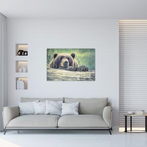 Medve képe (90x60 cm)