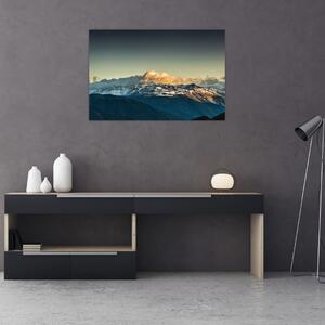 Kép - magas hegyek csúcsai (90x60 cm)
