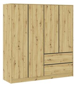 Bamio szekrény 195, artisan tölgy
