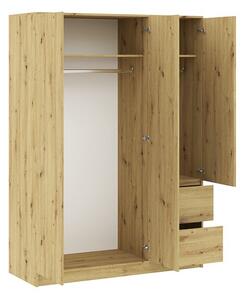 Bamio szekrény 147, artisan tölgy