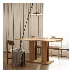 Cangas étkezőasztal, artisan tölgy / fekete