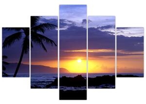 A naplemente képe a tenger felett (150x105 cm)