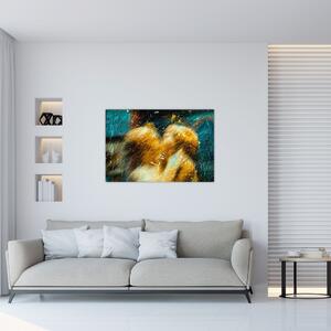 Kép - Csókolózó angyalok (90x60 cm)