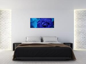 Kék rózsa képe (120x50 cm)