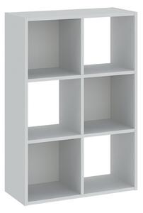 Sinde polcrendszer 2x3, fehér