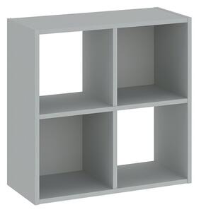 Sinde polcrendszer 2x2, szürke