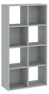 Sinde polcrendszer 2x4, szürke