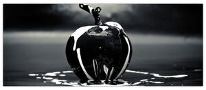 Egy fekete alma képe (120x50 cm)