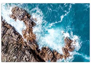 Kép a sziklák és a tenger (90x60 cm)