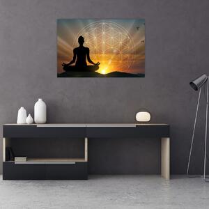A meditáció képe (90x60 cm)