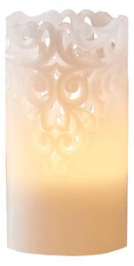 Clary fehér LED viaszgyertya, magasság 15 cm - Star Trading