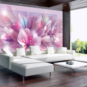 Fotótapéta - Virágos művészet - absztrakt (152,5x104 cm)
