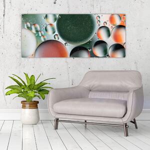Absztrakt kép - buborékok (120x50 cm)
