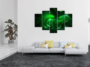 Kép - zöld absztrakció (150x105 cm)