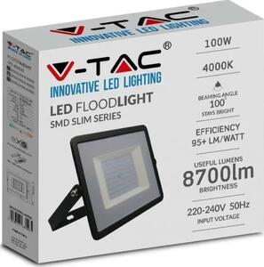 V-TAC 215966 LED-es kültéri fényszóró EEK: F (A - G) 100 W Hidegfehér