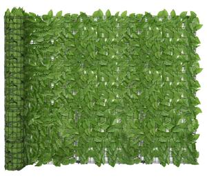 VidaXL zöld leveles erkélyparaván 200 x 150 cm