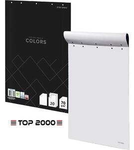 Flipchart tábla TOP 2000 Colors 64x90 20 lap sima Hamelin