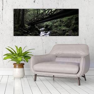 Fekete erdő képe (120x50 cm)