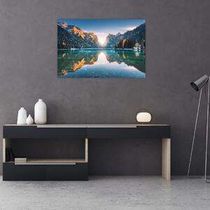 Kép - Hegyi tó (90x60 cm)