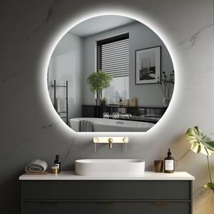 IREDA Fürdőszobatükör LED világítással kerek 50 cm