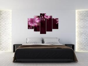 Az absztrakció képe - virágok (150x105 cm)