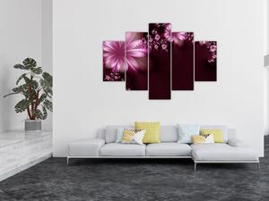 Az absztrakció képe - virágok (150x105 cm)