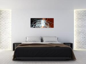 A fényhullámok képe (120x50 cm)