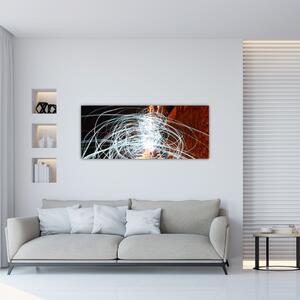 A fényhullámok képe (120x50 cm)