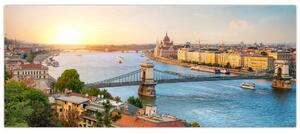 Budapest képe folyóval (120x50 cm)