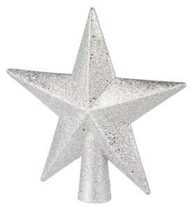 X-MAS csúcsdísz arany ezüst 20 cm