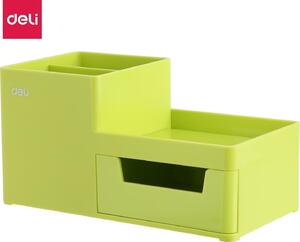 Asztali Rendező, Fiókos, 3+1 Részes, Deli Rio, Világoszöld DEZ25150