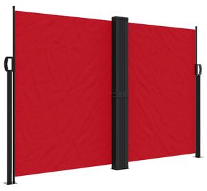 VidaXL piros behúzható oldalsó napellenző 160 x 1200 cm