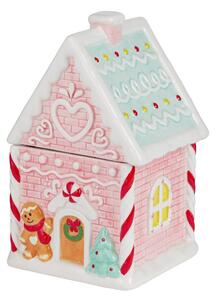 SWEET X-MAS sütitartó házikó 16x26cm
