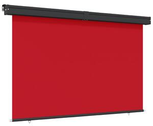 VidaXL piros oldalsó terasznapellenző 175 x 250 cm