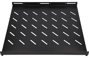 Extralink FIXED SHELF FOR 800MM DEPTH CABINET,19\" 500MMX1U, BLACK Rack polc