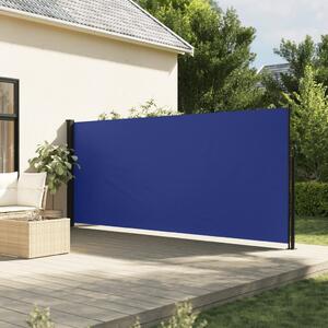 VidaXL kék behúzható oldalsó napellenző 160 x 600 cm
