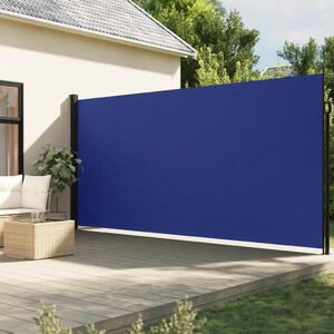 VidaXL kék behúzható oldalsó napellenző 220 x 600 cm