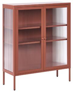 Vitrin LERRYN Fém 90 cm Aranybarna