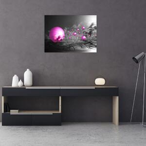 Rózsaszín gömbök képe (70x50 cm)