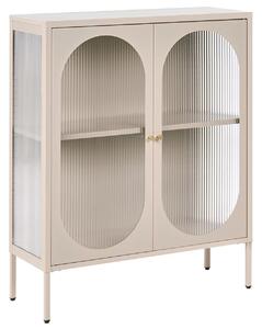 Vitrin SARRE Fém 90 cm Bézs
