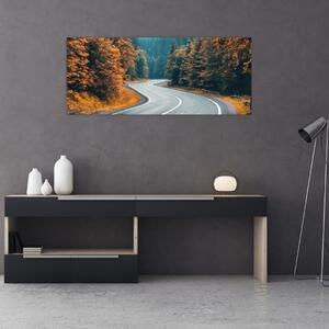 Kép - Kanyargós út (120x50 cm)