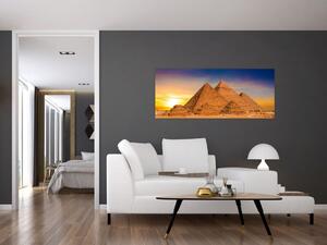 Kép - Egyiptomi piramisok (120x50 cm)