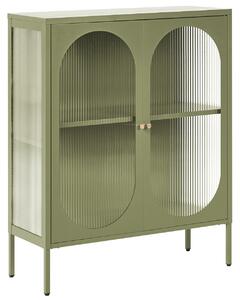 Vitrin SARRE Fém 90 cm Zöld