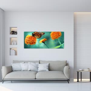 Egy pillangó képe (120x50 cm)