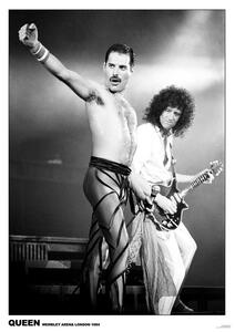 Plakát Queen - Wembley 1984, (59.4 x 84.1 cm)