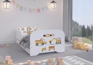 MIKI gyerekágy 140x70cm ajándék matraccal- választható mintával gyermekágy - Munkagép