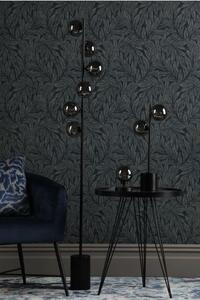 Dar lighting modern asztali lámpa esben fekete füstös daresb4122-01