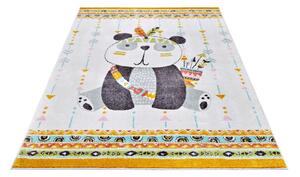 Krémszínű gyerek szőnyeg 120x170 cm Panda – Hanse Home